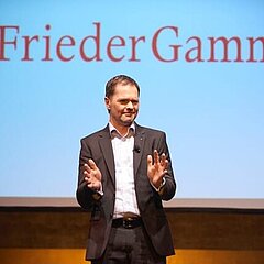 Wolfgang Schatz, Business Schauspieler; Frieder Gamm, Geschäftsführer bei Frieder Gamm Group Stuttgart