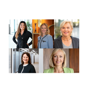 Vera Calasan, CEO excellence AG | Daniela Danz, GM Hyatt Regency Düsseldorf | Stefanie Kemp, CTO Sana Kliniken | Anne Schaefer, Vorständin PSD Bank Rhein-Ruhr | Moderation: Bianca Thomas